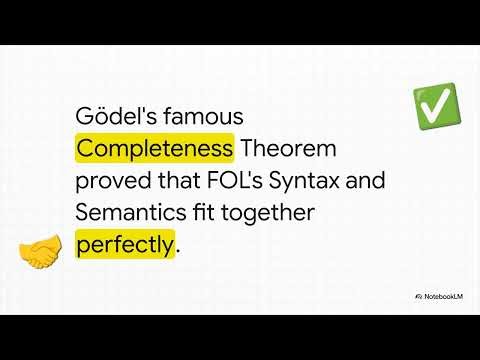 First-Order Logic: Blueprint and Limits of Reason