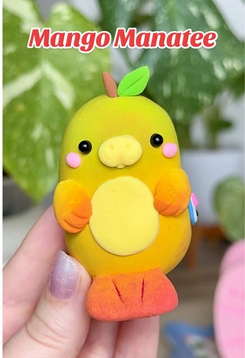 Creative Clay Art: Making a Mango Manatee
