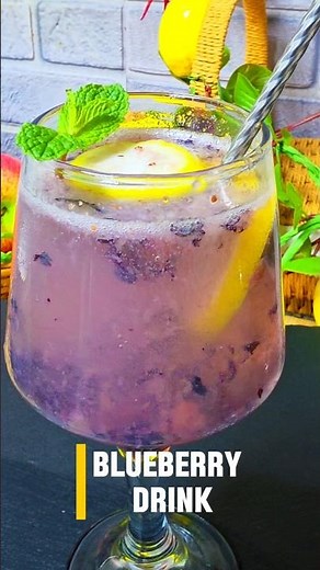 This Blueberry drink is Pure Magic! 🫐✨️ #shorts #drink