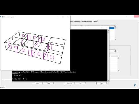 CFAST Fire model example - part 2 disappearing vents