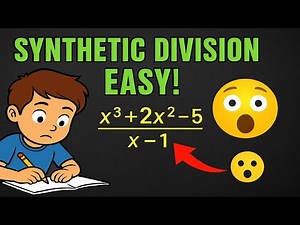How to Divide Polynomials the EASY Way!