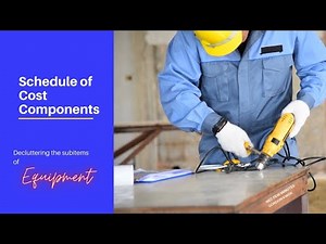 NEC Few Minutes | Decluttering the Schedule of Cost Components | Equipment | Reminders | Gordon Kwok