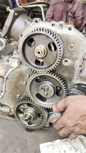 6 cylinder engine timing setting #realsvideo #cylinder #engine #realestate | Auto Engine repairing