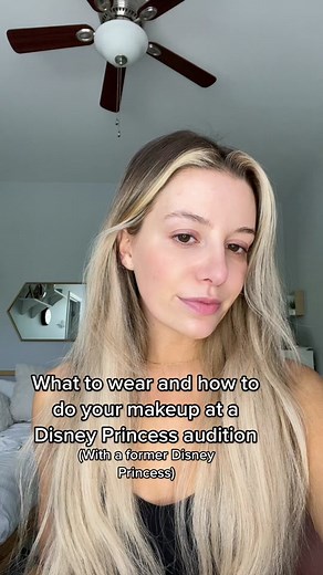Disney Princess Audition Makeup and Hair Tutorial