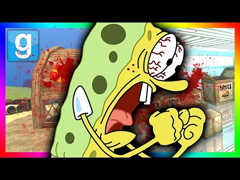 ZOMBIE SPONGEBOB?!?! | Spongebob's Secret Base (Gmod Roleplay)