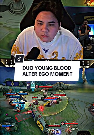 Streamer Reaction to Duo Young Blood AE in MLBB
