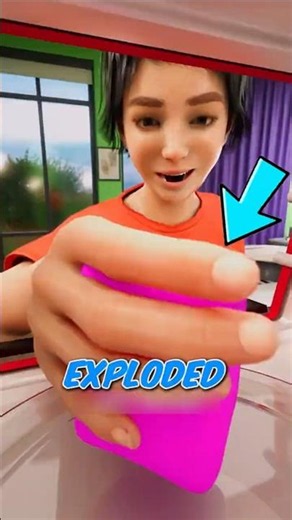 Girl Microwaved Her Squishy Toy… Then It EXPLODED 😱 #shorts #truestory #needoh
