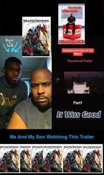 ‪@LincolnLibra1983‬ This Is Me And My Son Watching This Transformers Trailer For Dark Of The Moon.