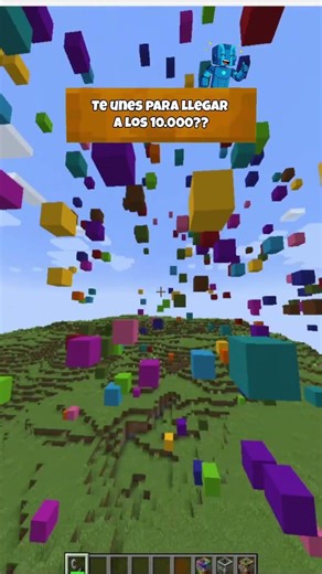 RAINBOW FIREWORK TNT💥LLUVA DE BLLQUES #minecraft