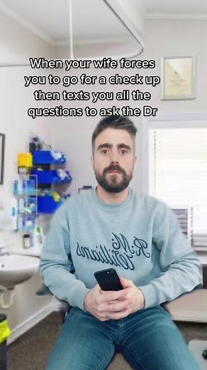 How do they text so fast? #doctor #checkup #facts #marriage #marriagehumor