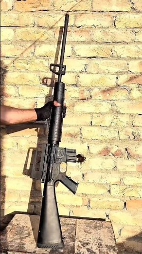 M16 Springer rifle fire test #airsoft #pcphunters ￼