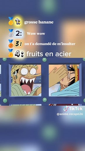 Les moments les plus drôles de One Piece