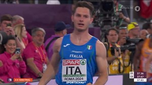 Leichtathletik-EM 2024: 4x100 m - das EM-Finale der Männer und die Stimmen