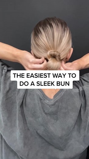 Sleek Low Bun Hairstyle Tutorial | Slicked Back Elegant Chongo