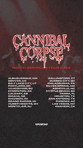 42K views · 800 reactions | GORE BEFORE THE TOUR! In just over a week we will be hitting the road with Amon Amarth + Obituary + Frozen Soul on the -- Metal Crushes All Tour -- ! Here's a preview of merch you can pick up at the show or buy ahead online now in our store. Grab tickets now if you haven't already, see you at the shows!!!  | Cannibal Corpse | Facebook