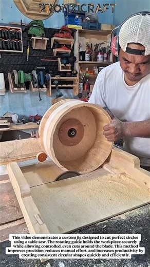 DIY Circle Cutting Jig for Table Saw | Perfect Round Cuts Made Easy