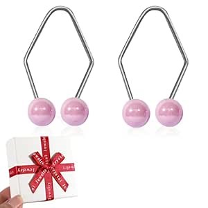 2/4 Pcs Dimple Makers for the face,Dimple Trainer to Create a Beautiful Smile,Develop Natural Dimples for Cheeks Ball (purple)