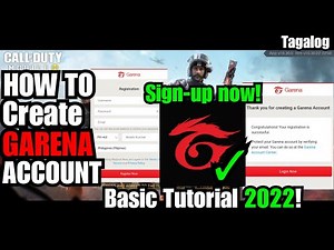 HOW TO CREATE GARENA ACCOUNT IN CALL OF DUTY MOBILE | 2022 | TAGALOG | PHMARVZ TV