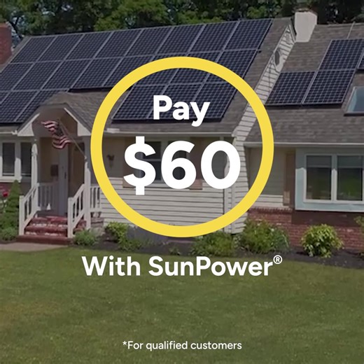 Homeowners are savings thousands with the top-rated solar in the US. Go solar now with $0 down and we'll cover your payments for 18-months. Start today with a free solar savings estimate! | SunPower | Facebook