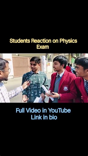 Students Reaction on Physics Exam 😂😱 #cbse #boardexam #physics