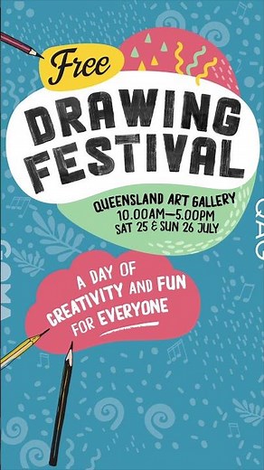 Join us for 2 days of free drawing workshops & events