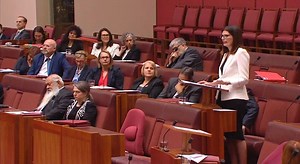 Former Prime Minister Julia Gillard was in the Senate today to hear Labor Senator Marielle Smith's maiden speech. Ms Smith worked for the former prime minister for 5 years. www.7NEWS.com.au #7NEWS #auspol | 7NEWS Perth