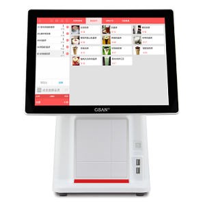 [Hot Item] 15 Inch Point of Sale Dual Touch Screen POS System for Retail