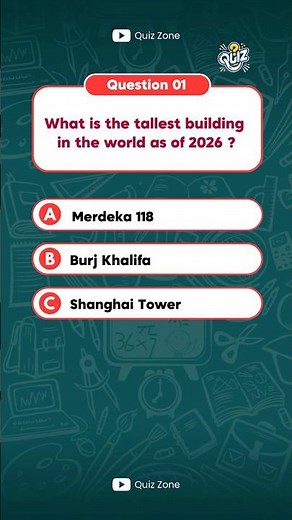 World’s Biggest Quiz 2026 🌍 | Tallest Building, Most Populated Country & More #world #quiz #trivia