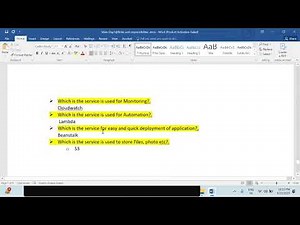 AWS Dev-ops Interview Questions and Answer
