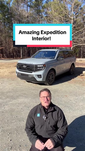 Amazing 2025 Ford Expedition Interior! This is the Platinum trim. #fordexpedition #ford #cartok #carreview #carreviews @Ford Motor Company