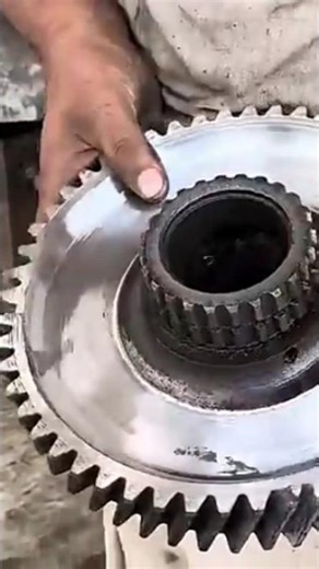 How to Rebuild Broken Gear with Amazing Technique. #shorts #shortvideo #viral