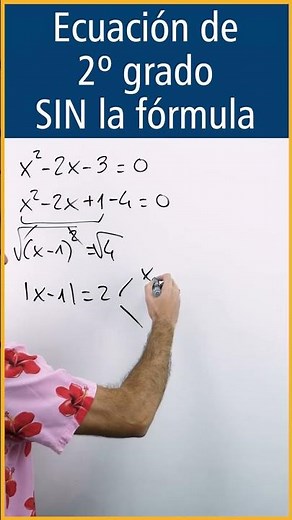 ❎ Complete Second Degree Equation WITHOUT the FORMULA ❗ #shorts