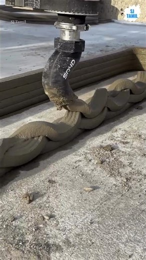 3d printing construction | SJ Tamil #sjtamil #facts #tamil #shorts