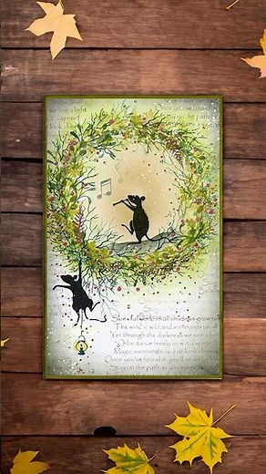 How stunning is this wreath card 😍 full tutorial and products on website💚 #colorcard #art #lavinia