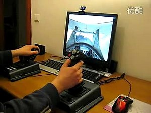 Logitech G940 Dogfight and crash - Rise of flight