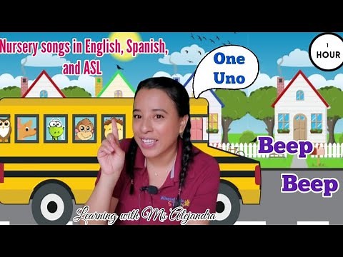 Learn Songs, colors, count and more in English, Spanish and ASL with Ms. Alejandra