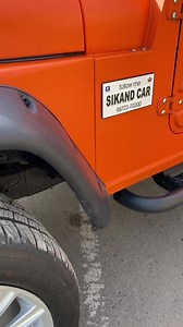 2.7M views · 44K reactions | ORANGE MATT MAHINDRA THAR 20’’ ALLOYS AND TYRE + METAL HARDTOP + DOUBLE SUNROOF | Sikand Car ModelTown Ludhiana | Facebook
