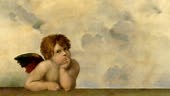 Animated Angel from Raphael painting