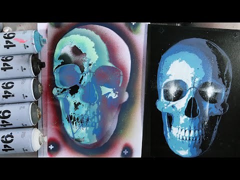 How to make a 5 layer Skull Stencil