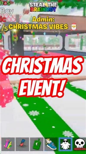 Christmas Event Codes in Steal The Brainrot! #fortnite