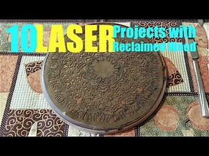Reclaimed Woodworking with a Laser! - 10 projects