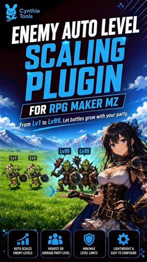 Enemy Levels Scale Automatically in RPG Maker MZ!