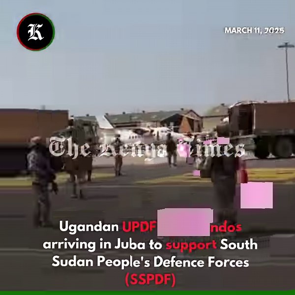6.9K views · 232 reactions | Ugandan UPDF Commandos arriving in Juba to support South Sudan People's Defence Forces (SSPDF) | The Kenya Times | Facebook