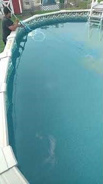 Finally, how to remove the dust, silt mess from bottom of pool