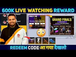 FFAC LIVE WATCHING REWARD REDEEM CODE | FFAC 28 NOVEMBER REDEEM CODE | 200K, 400K, 600K REDEEM CODE