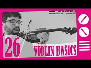 #26 Song 5: MY HOMETOWN - Playing With The Bow - Violin Lessons For Beginners