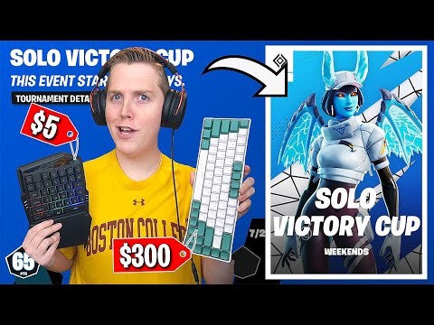 Solo Cash Cup, BUT Every Game My Keyboard Gets *BETTER*...