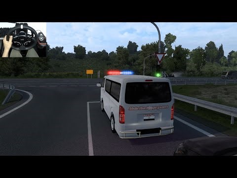 Toyota Hiace Ambulance | ETS 2 1.55 | Steering Wheel | Gameplay