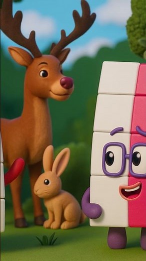 Numberblocks 12, 18 and 24 Meet Forest Friends! 🌳🦌🐻🎶 | Fun Adventure! #drawing #fanmade