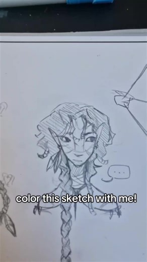 Coloring a Sketch of Avatar Characters